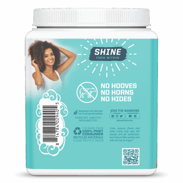 Sunwarrior Collagen Builder Chocolate Fudge 17.6 oz - Image 3
