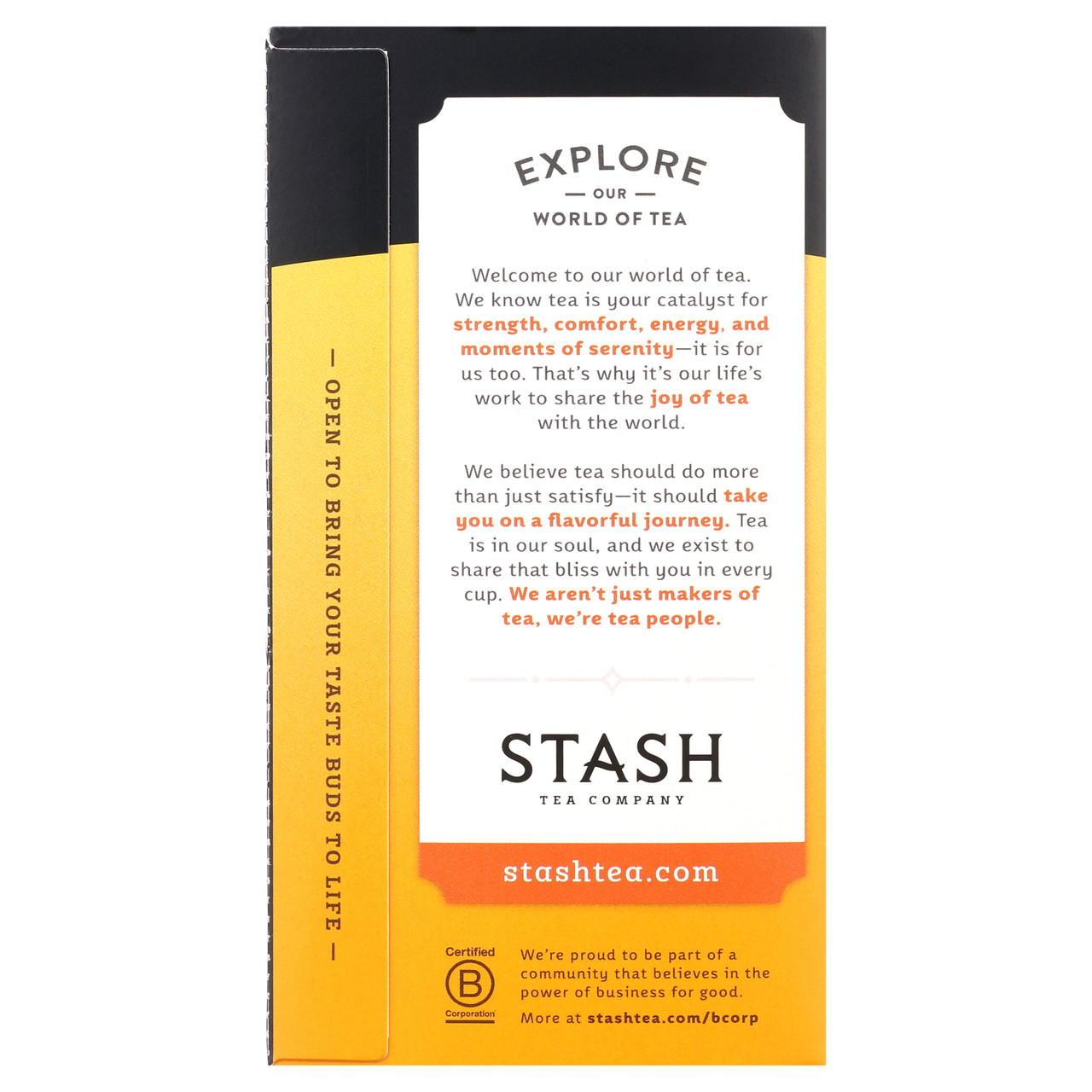 Stash Herbal Tea Sunny Orange and Ginger (6x18 BAG ) - Image 7