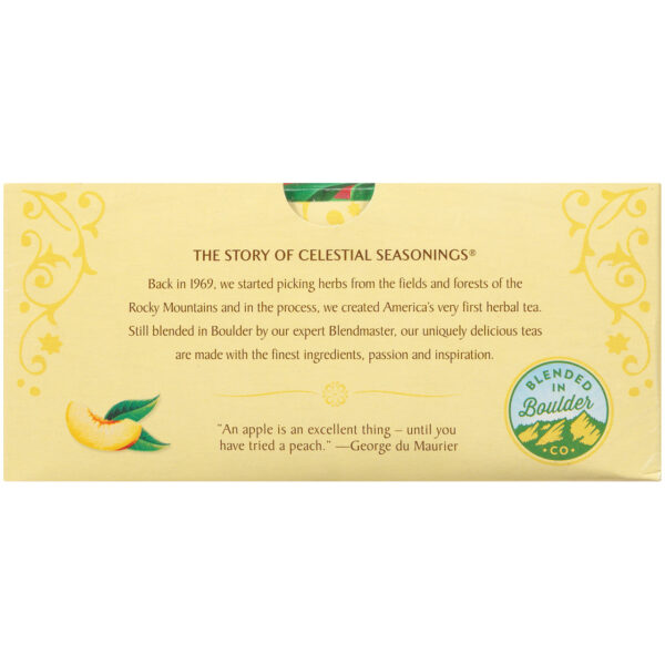 Celestial Seasonings Country Peach Passion Herbal tea 20 Tea Bags (Pack of 6 Boxes) - Image 6