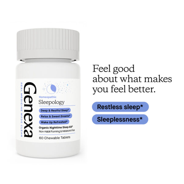 Genexa Organic Sleepology 60 Tablets - Image 2