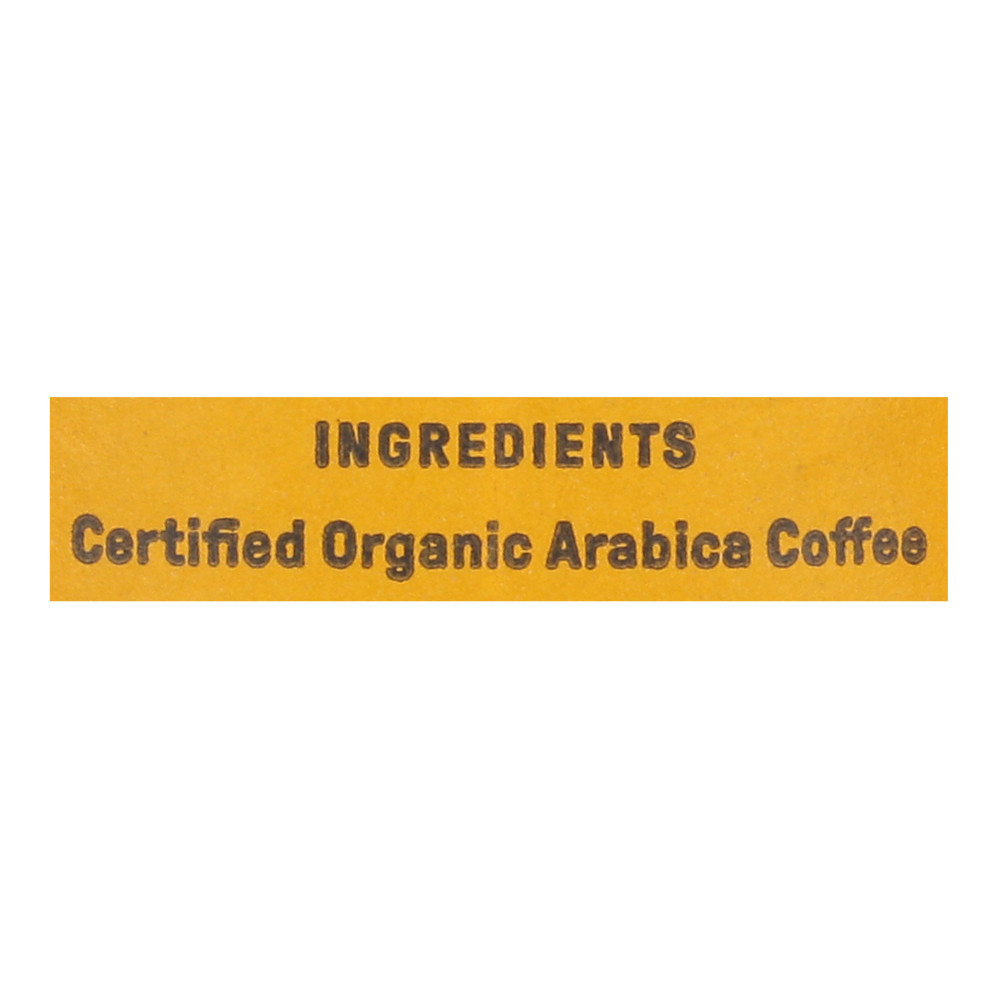 Groundwork Organic Lucky Jack Medium Roast Whole Bean Coffee 12 oz (Pack of 6)