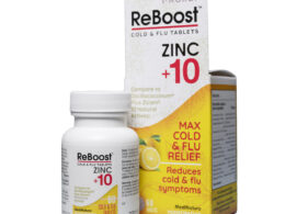 ReBoost Zinc + 10 Max Cold & Flue Relief 60 Tablets