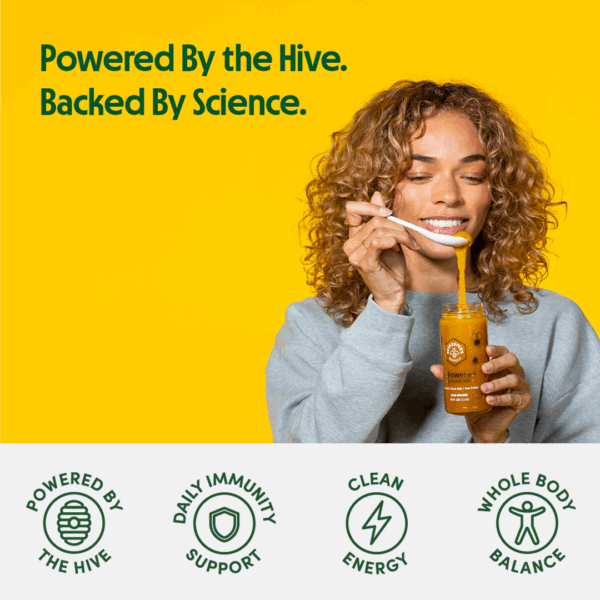 BeeKeeper's B. Powered Superfood Honey 11.6 oz - Image 3