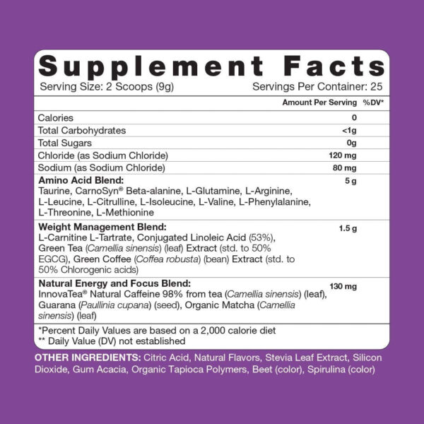 RSP Acai Amino Lean 7.94 oz - Image 4