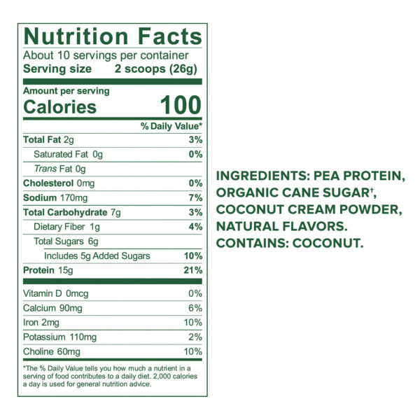 Vega Vanilla Protein Made Simple 9.2 oz - Image 2