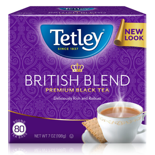 Tetley British Blend Premium Black Tea 80 Tea Bags (Pack of 12 Boxes) - Image 2
