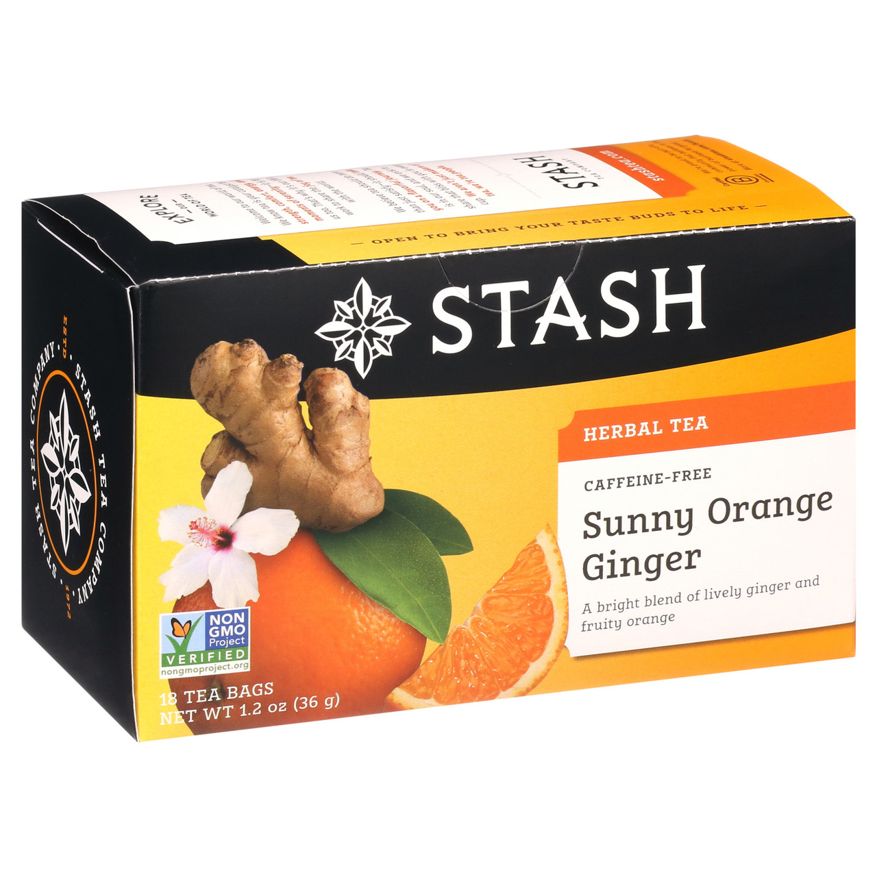 Stash Herbal Tea Sunny Orange and Ginger (6x18 BAG ) - Image 5
