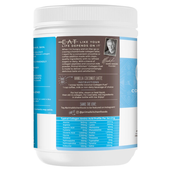 Primal Kitchen Vanilla Coconut Collagen Fuel 13.1 oz - Image 2