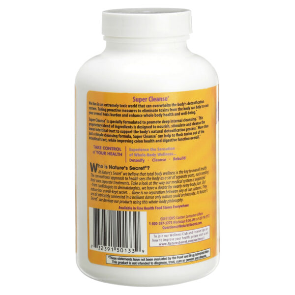 Nature's Secret Super Cleanse (1x200 TAB) - Image 5