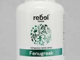 Rebel Herbs Organic Fenugreek Vegetarian Capsules - 60 Count