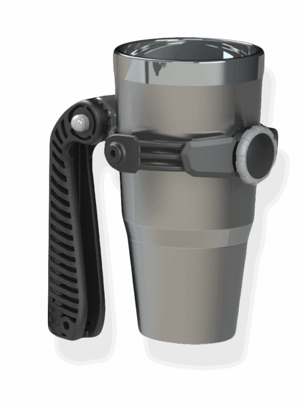 GRIP'R  - Drink Holder / Tumbler Handle.  2.5" to 4" Dia. Containers. 12 - 40oz. - Image 4