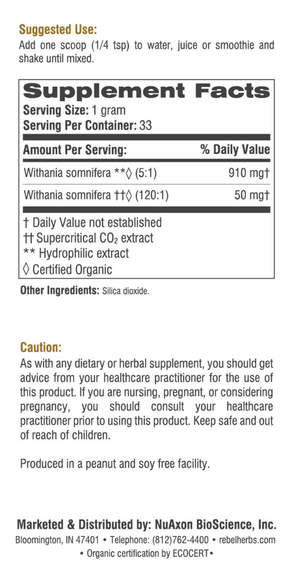Ashwagandha Dual Extracted Powder - Image 2