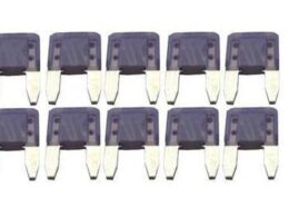 Universal replacement for Hayward GLX-F3A-10PK 3-Amp Violet Fuse Replacement Kit Goldline Aqua Logic Set of 10
