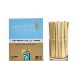 5.75" Cocktail Wheat Straws