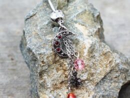 Sun & Moon Dangle Navel Ring