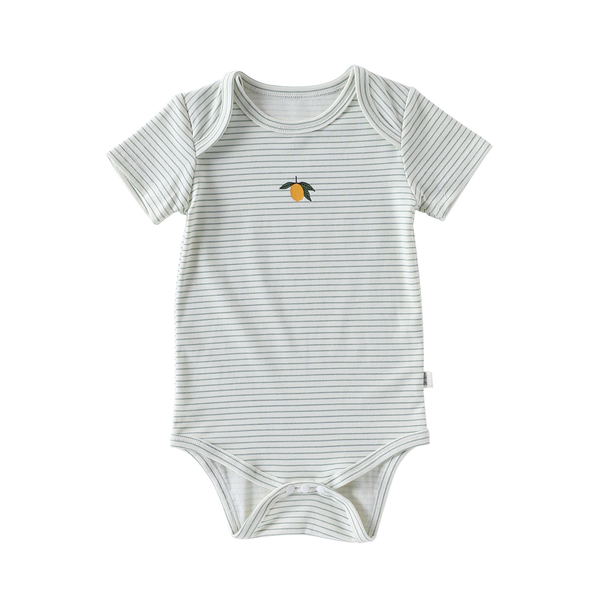 Summer Arrival Baby Unisex Crew Neck Short Sleeves Fruits Pattern Onesies Bodysuits - Image 3