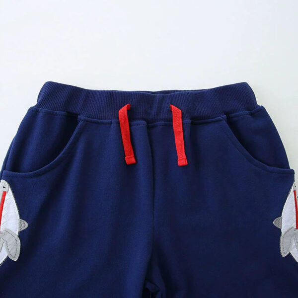 Summer Arrival Baby Kids Boys Cotton Casual Style Cartoon Pattern Color Patchwork Shorts - Image 3
