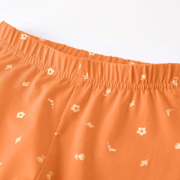 Autumn Arrival Baby Kids Girls Floral and Animals Cartoon Pattern Casual Pants - Image 4
