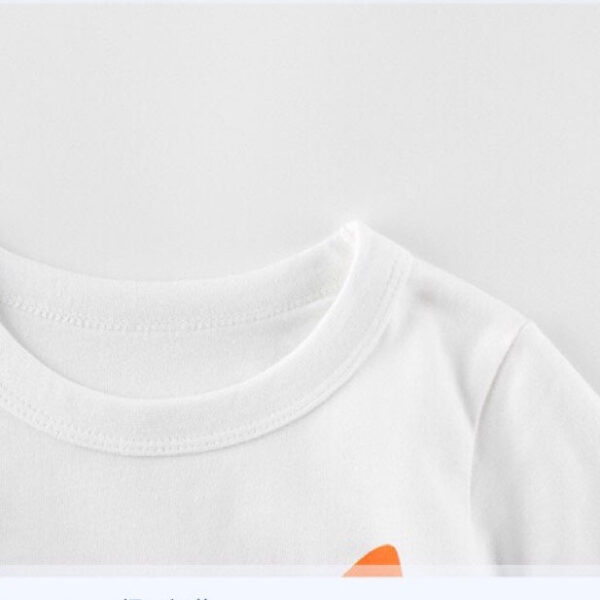 Baby Boy Colorful Slogan Print False Design Long-Sleeved Shirt - Image 4
