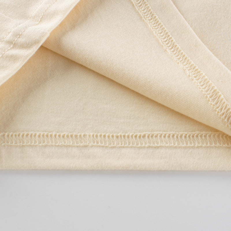 Baby Girl Strawberry Print Pattern Soft Cotton Crewneck Shirt - Image 4