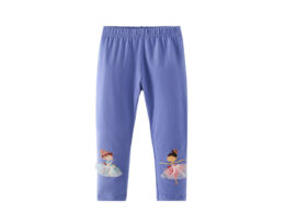 Autumn Arrival Baby Kids Girls Cartoon Pattern Pants