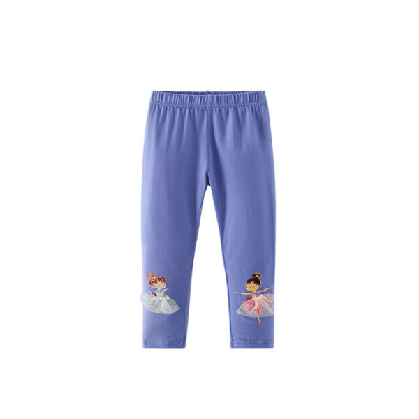 Autumn Arrival Baby Kids Girls Cartoon Pattern Pants - Image 8