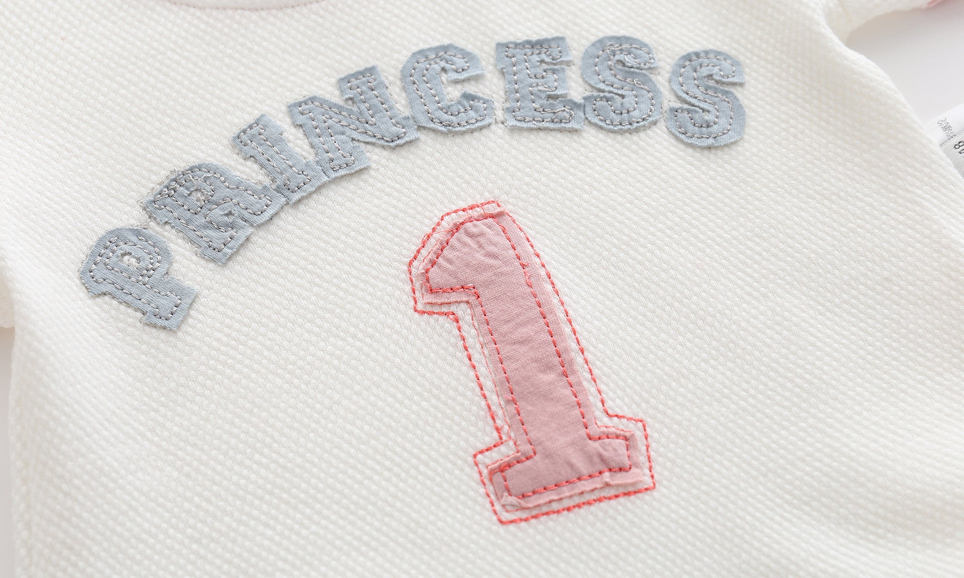 Baby Girl 1pcs Logo Graphic Graphic Side & Neck Striped Design Ruffle Hem Baseball Dress - Image 5