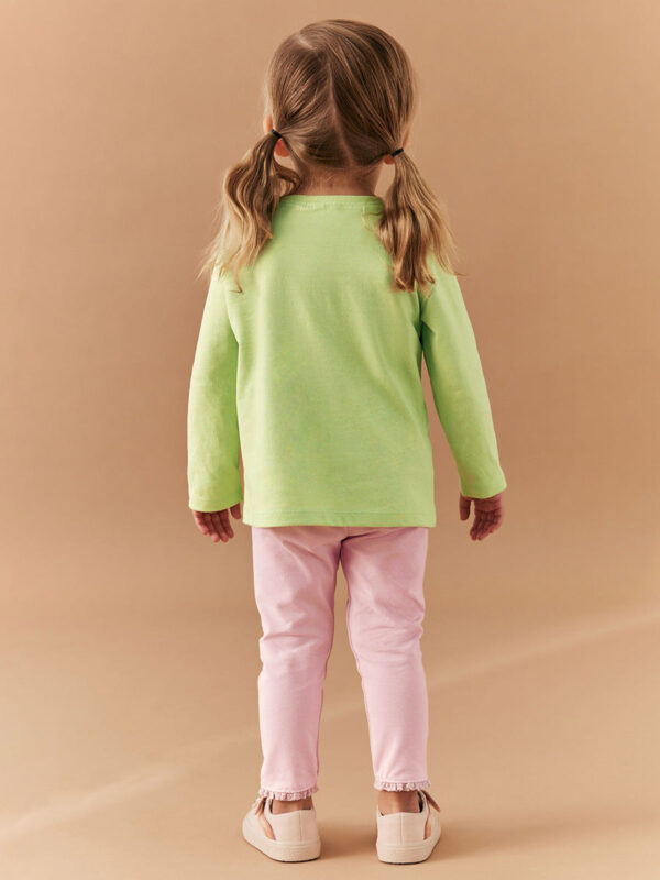 Arrival Spring And Autumn Girls Casual Appliqué Embroidery Rabbits Pattern Long Sleeves Top T-Shirt And Pants Clothing Set - Image 5