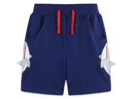 Summer Arrival Baby Kids Boys Cotton Casual Style Cartoon Pattern Color Patchwork Shorts