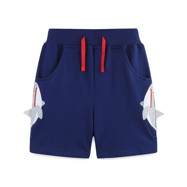 Summer Arrival Baby Kids Boys Cotton Casual Style Cartoon Pattern Color Patchwork Shorts - Image 9