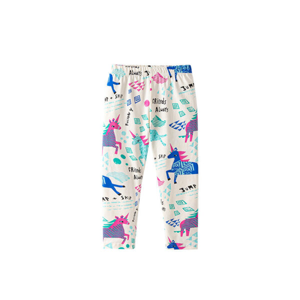 Autumn Arrival Baby Kids Girls Cartoon Pattern Cute Pants - Image 8