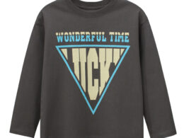 Autumn Arrival Kids Boys Letters Print Crew Neck Long Sleeves Shirt