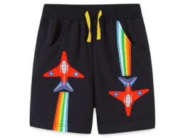 Summer Arrival Baby Kids Boys Cotton Casual Style Cartoon Planes Embroidered Pattern Shorts