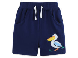 Summer Arrival Kids Cotton Casual Style Cartoon Animals Bird Pattern Shorts
