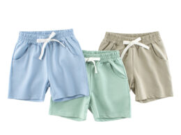 Summer Arrival Boys Casual Style Color Patchwork Shorts