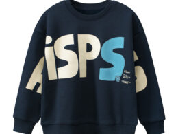 Baby Boy Kids Letters Printing Crew Neck Long Sleeve Fleece Pullover