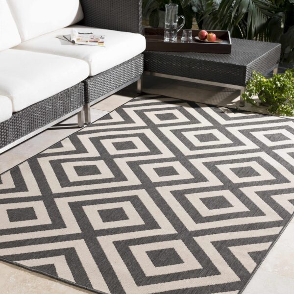 Spilsby Geometric Outdoor Rug - Clearance - Image 5