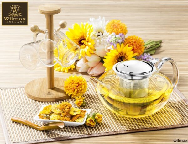 Thermo Glass Teapot 52 Fl Oz | High temperature and shock resistant - Image 3