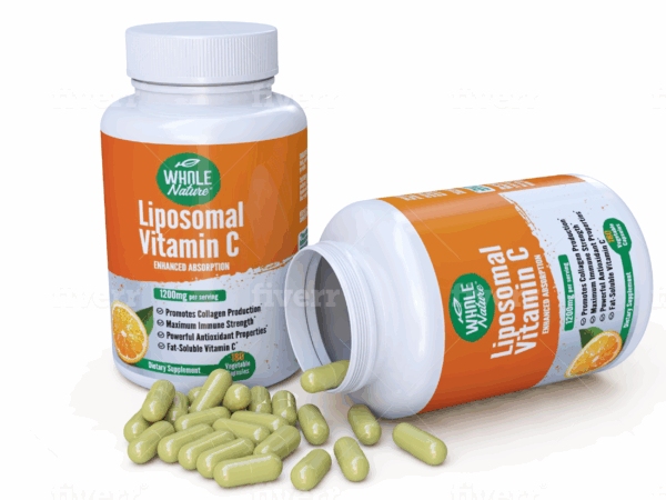 Whole Nature Liposomal Vitamin C  1200 mg - Image 3