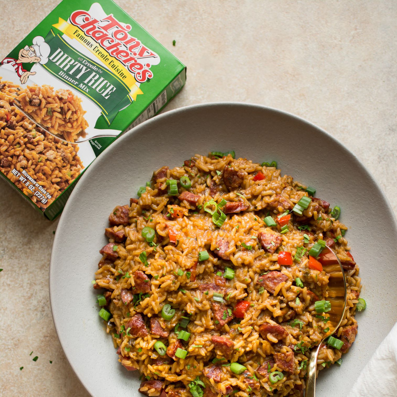 Tony Chachere's Dirty Rice Mix (12x8 Oz) - Image 2