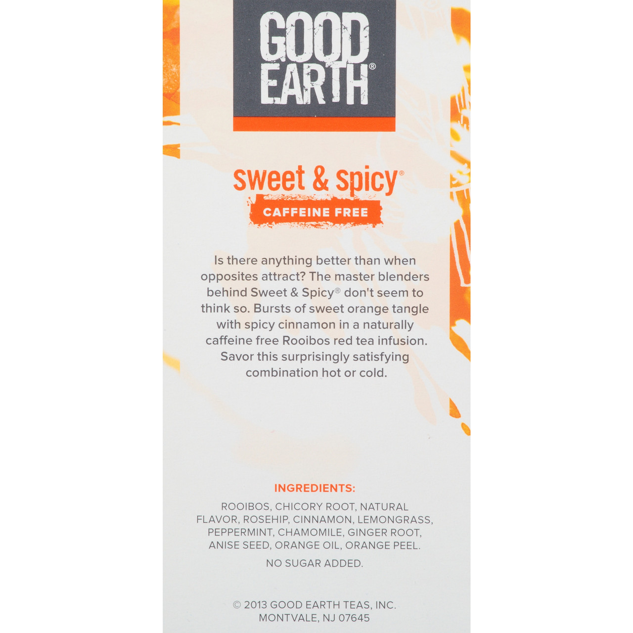 Good Earth Teas Original Caf Free Tea (6x18BAG ) - Image 5