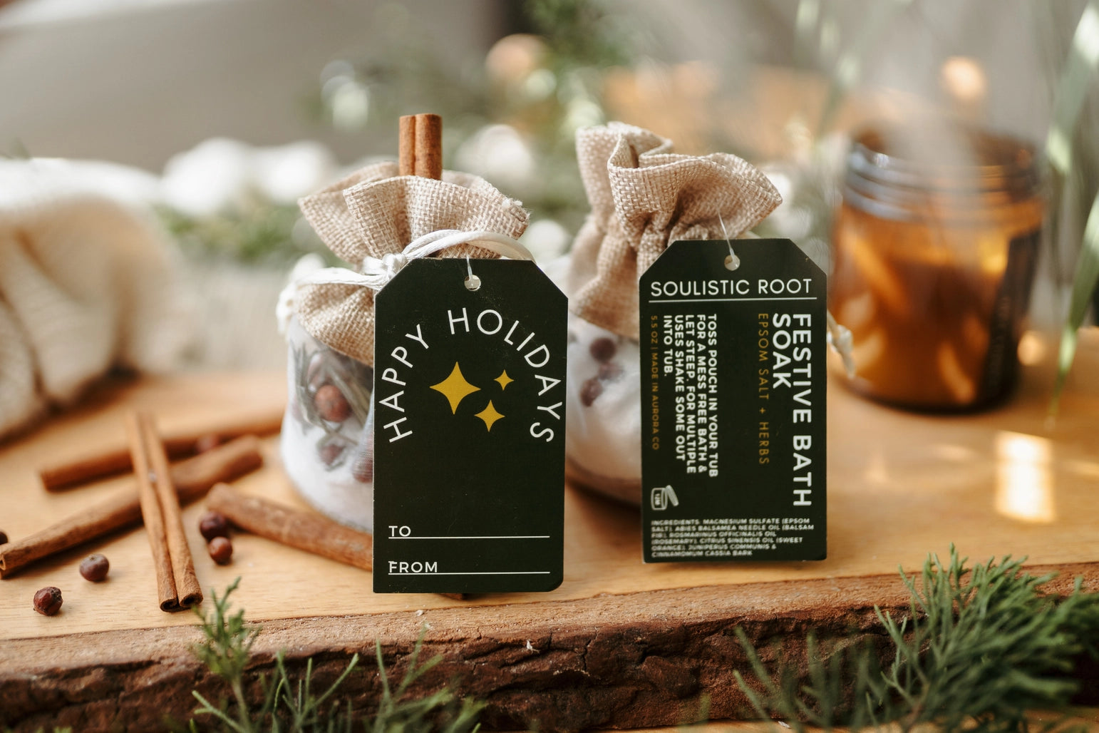 Festive Bath Soaks -Stocking Stuffers & Christmas Ornaments - Image 2