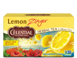 Celestial Seasonings Lemon Zinger Herbal Tea 20 Tea Bags (Pack of 6 Boxes)