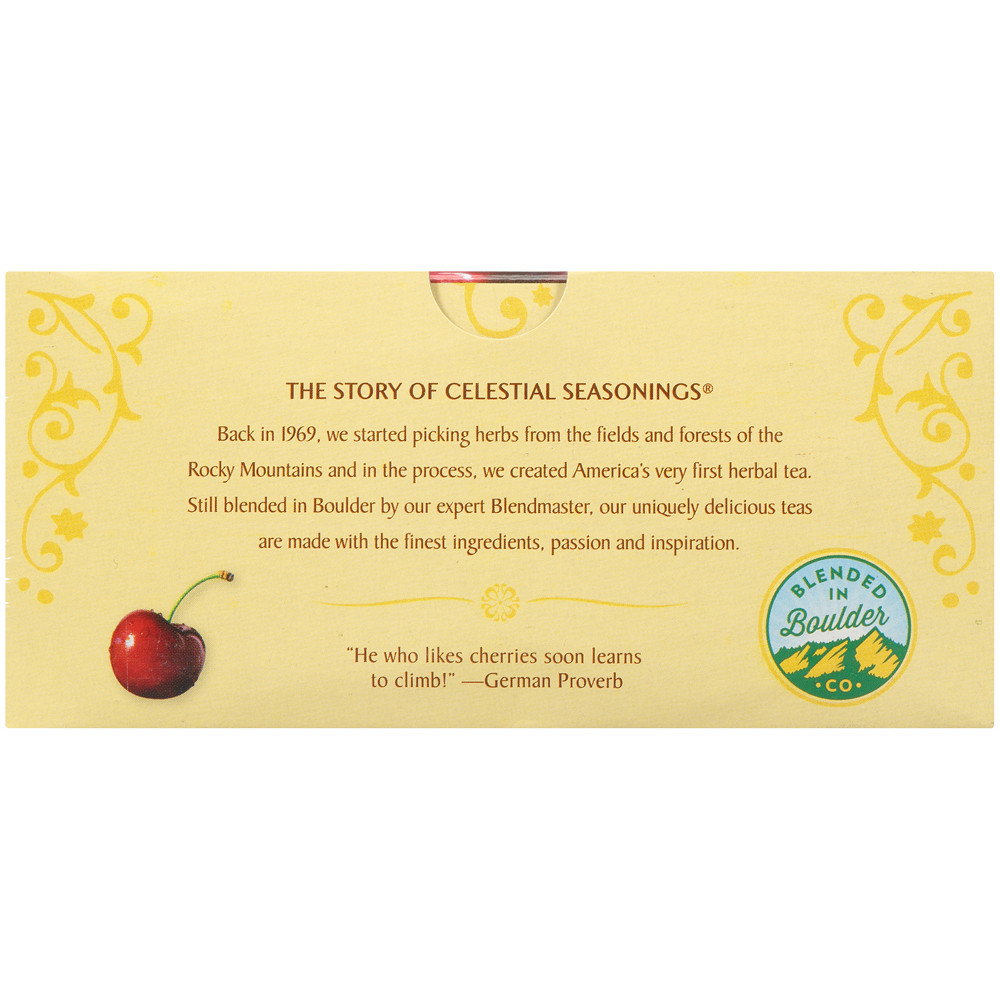 Celestial Seasonings Black Cherry Berry Herbal tea 20 Tea Bags (Pack of 6 Boxes) - Image 3