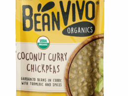 BeanVivo Organic Coconut Curry Chickpeas 10 oz (Pack of 6)
