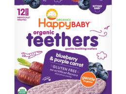 Happy Baby Teethers Teething Wafers Blueberry & Purple Carrot (6x1.7 OZ)