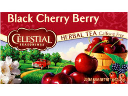 Celestial Seasonings Black Cherry Berry Herbal tea 20 Tea Bags (Pack of 6 Boxes)