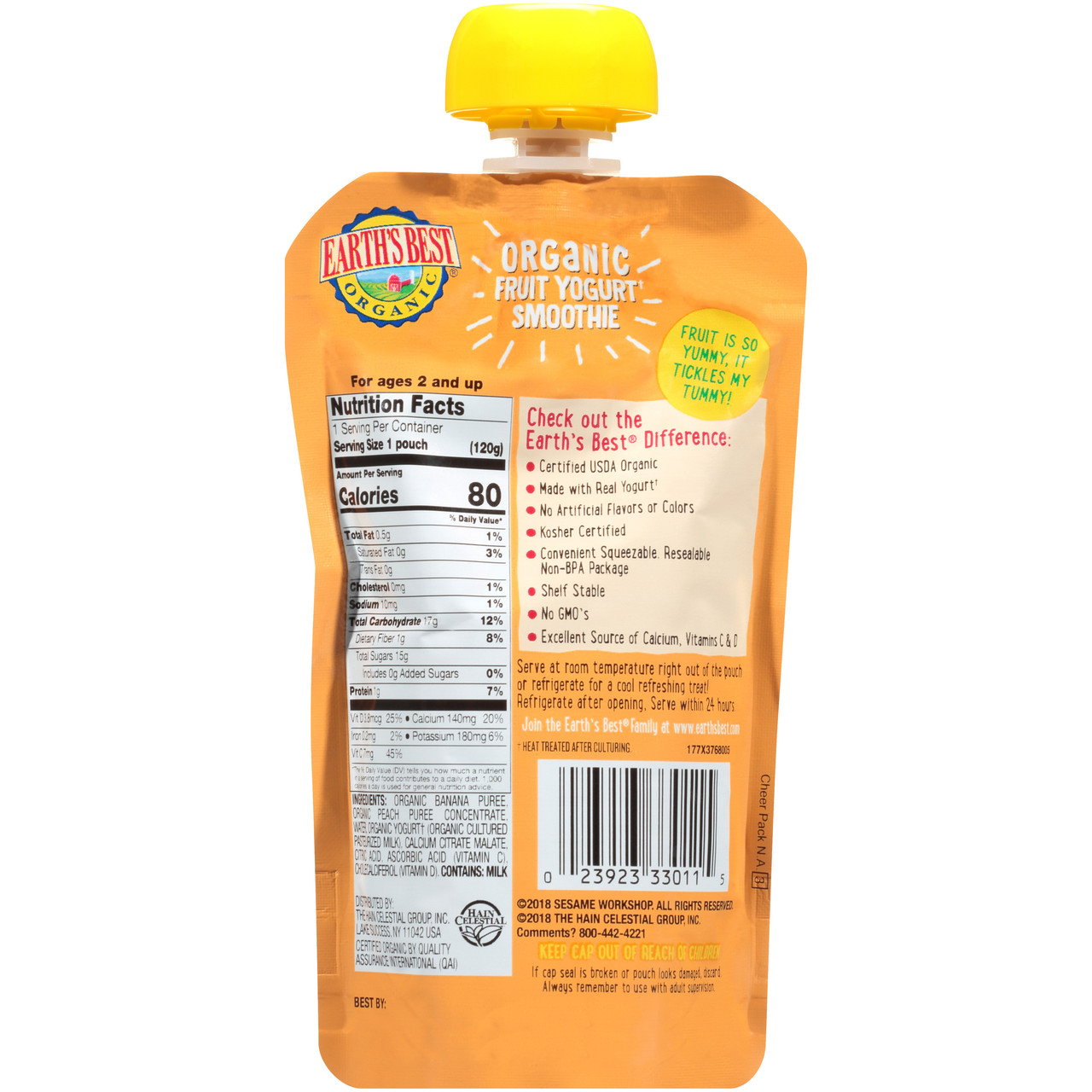 Earth's Best Baby Foods Peach Banana Juice (2x6x4.2 Oz) - Image 2