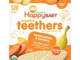 Happy Baby Teethers Teething Wafers Sweet Potato & Banana (6x1.7 OZ)