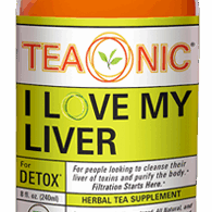 Teaonic Organic Detox I Love My Liver 2 oz (Pack of 6 Bottles)